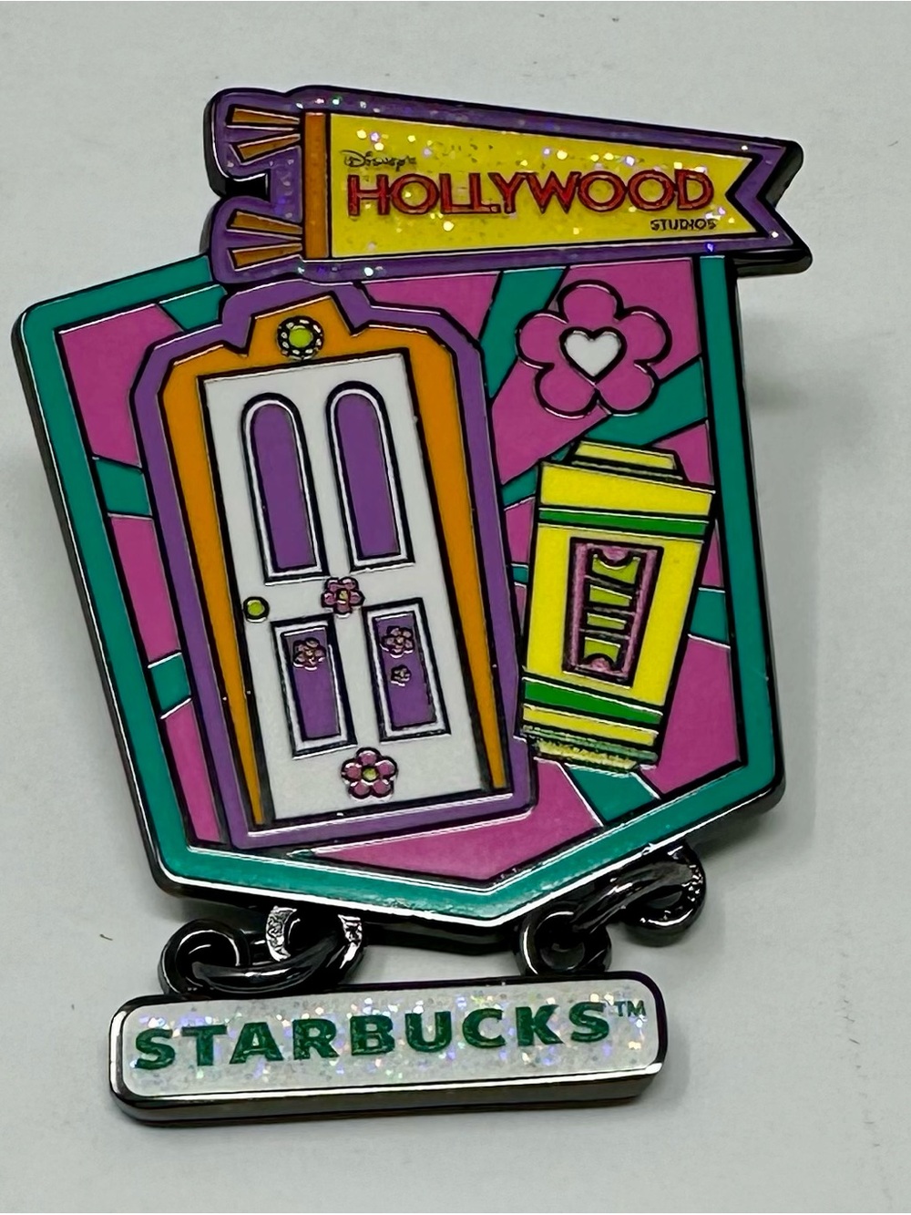 Disney Hollywood Studios x Starbucks Minsters Doors Enamel Pin